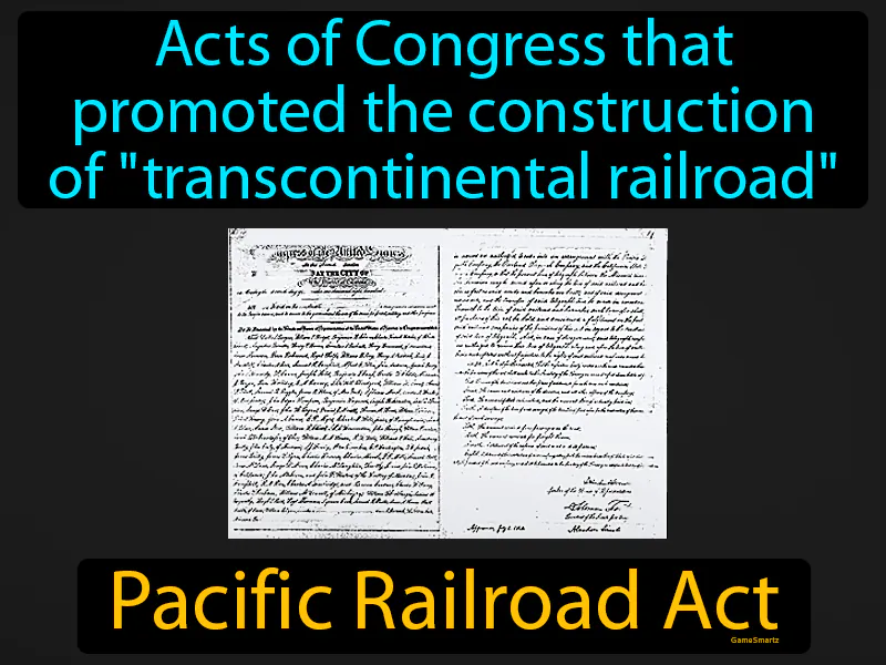 Pacific Railroad Act Definition