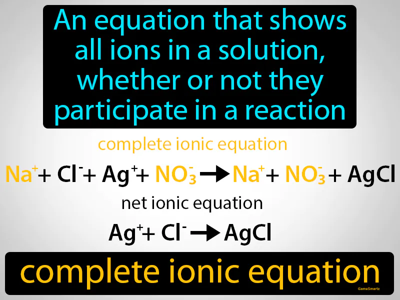 Complete Ionic Equation Definition - Easy to Understand | GradesUp.gg