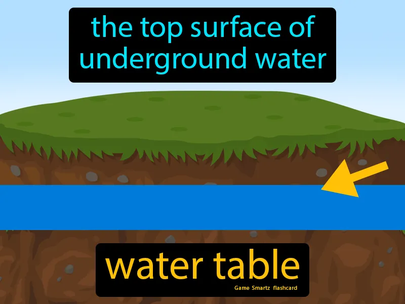 Water Table Definition