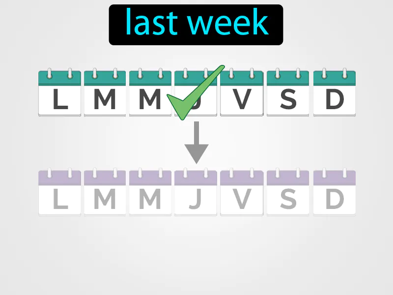 La Semana Pasada Definition