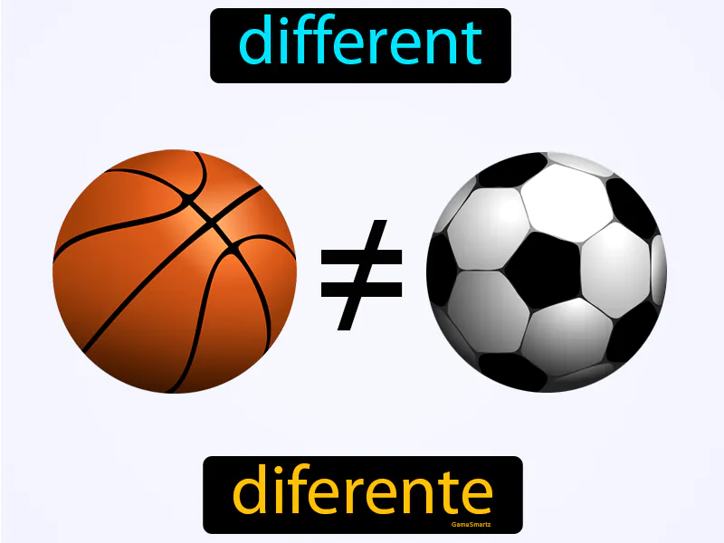 Diferente Definition