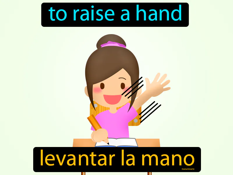 Levantar La Mano Definition