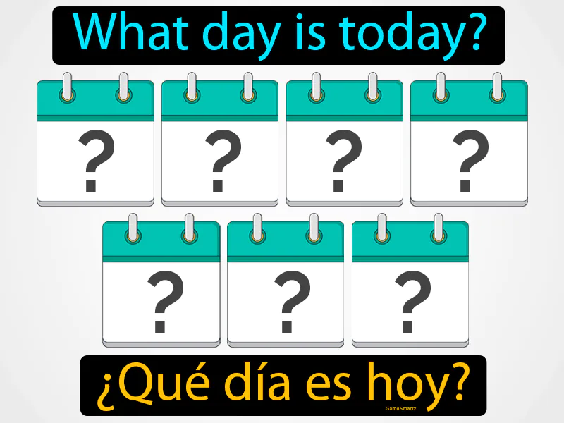 Que Dia Es Hoy Definition - Easy to Understand | GradesUp.gg